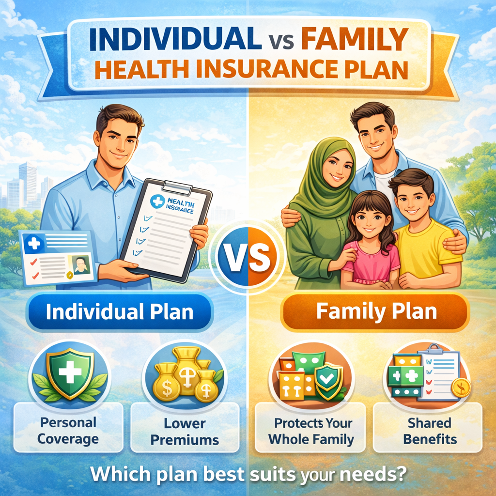 Individual vs Family Health Insurance Plan: Which One Should You Choose in Pakistan?