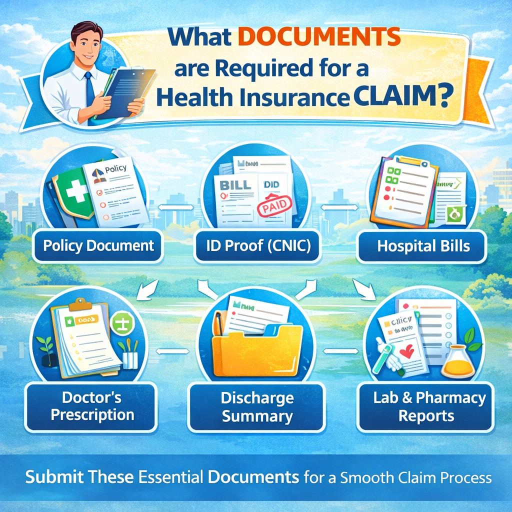 What Documents Are Required for Health Insurance Claim in Pakistan?