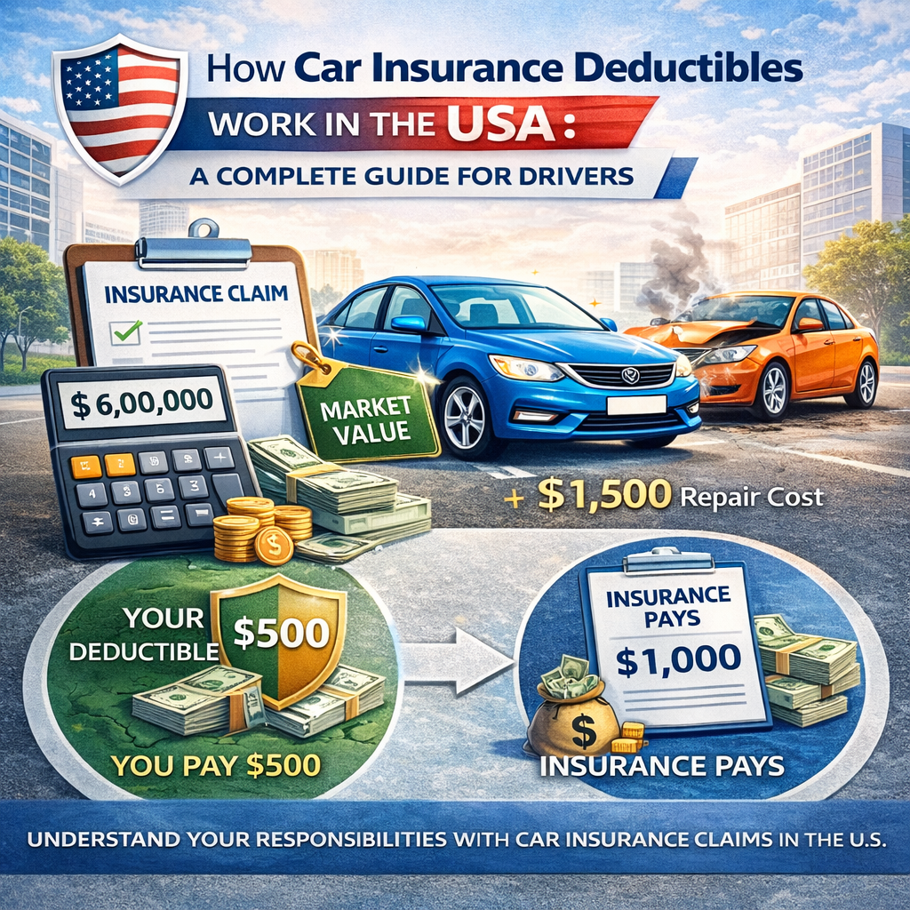 How Car Insurance Deductibles Work in the USA: A Complete Guide for Drivers
